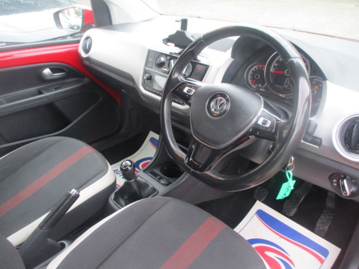 Volkswagen Up 1.0 90PS High Up 5dr Hatchback Petrol Red