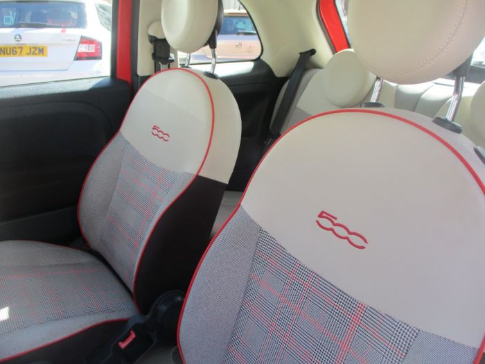 Fiat 500 1.2 Lounge 3dr Hatchback Petrol Pink